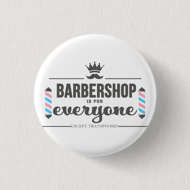 Bóton Redondo 2.54cm BBS é para Todos - botão 4" (Frente)