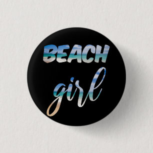 Bóton Redondo 2.54cm Beach Girl