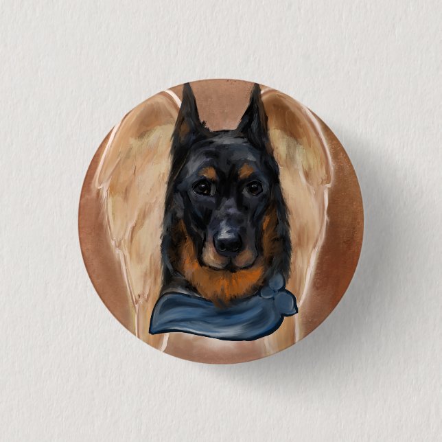 Bóton Redondo 2.54cm Beauceron (Frente)