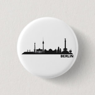 Bóton Redondo 2.54cm Berlim Button/Anstecker/Pin