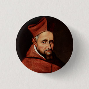 Bóton Redondo 2.54cm Biblioteca Romana de São Roberto Belarmino Arte