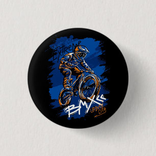 Bóton Redondo 2.54cm Bicicleta Bmx Urban streetwear grafite