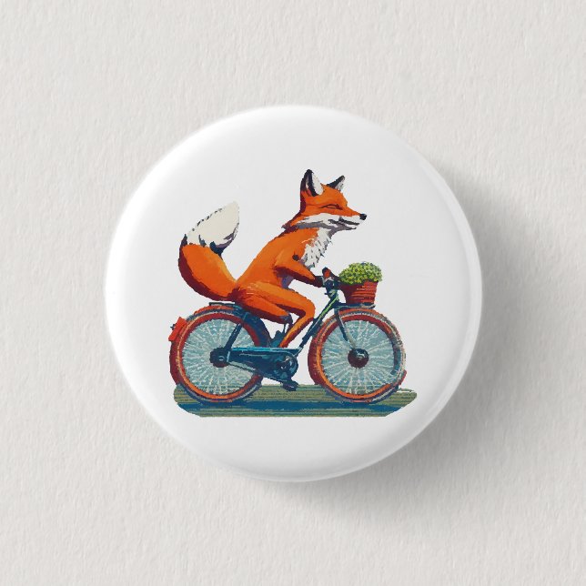 Bóton Redondo 2.54cm Bicicleta Fox (Frente)