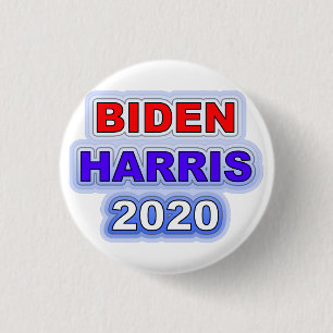 Bóton Redondo 2.54cm Biden Harris 2020