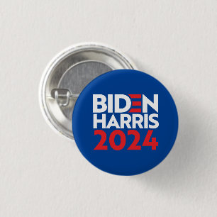 Bóton Redondo 2.54cm Biden Harris 2024