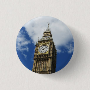 Bóton Redondo 2.54cm Big Ben, Londres, Inglaterra