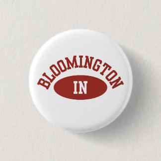 Bóton Redondo 2.54cm Bloomington Indiana Button- College Football Pin