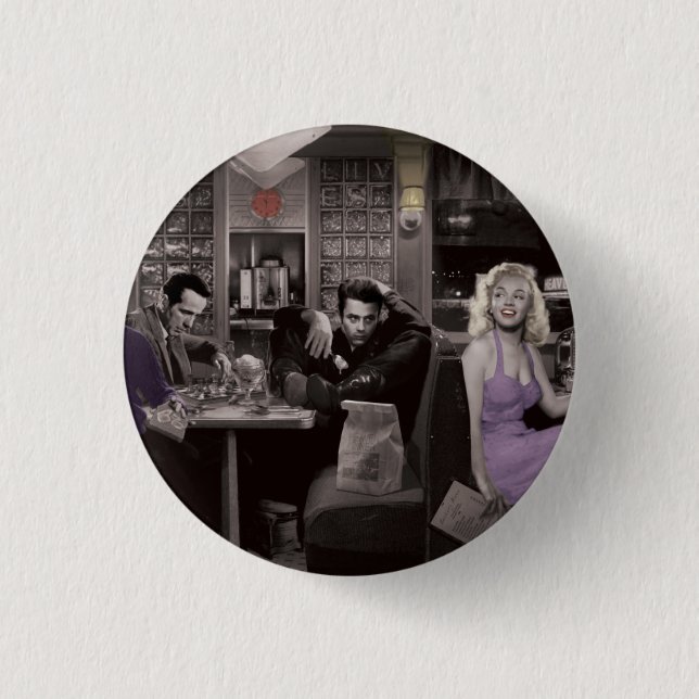 Bóton Redondo 2.54cm Blueplate 2 (Frente)