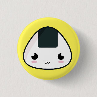 Bóton Redondo 2.54cm Bola de arroz de Kawaii