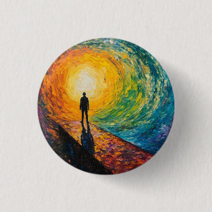 Bóton Redondo 2.54cm Borda da Dimensão