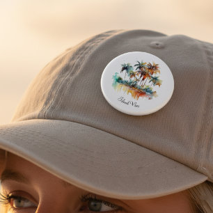 Bóton Redondo 2.54cm Bosque do Pôr do Sol, personalizado