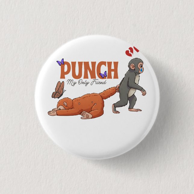 Bóton Redondo 2.54cm Botão (Frente)