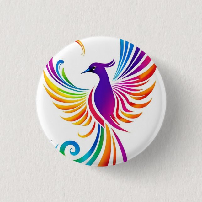 Bóton Redondo 2.54cm Botão (Frente)