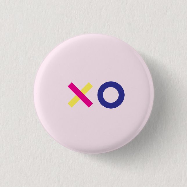 Bóton Redondo 2.54cm Botão (Frente)