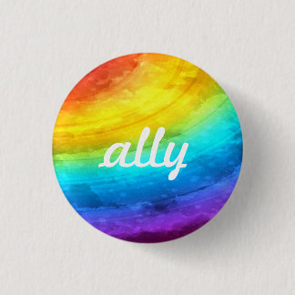 Bóton Redondo 2.54cm Botão Ally LGBTQ+