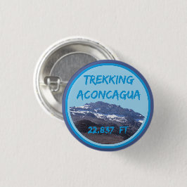 Bóton Redondo 2.54cm Botão Altitude Alta da Montanha Aconcagua