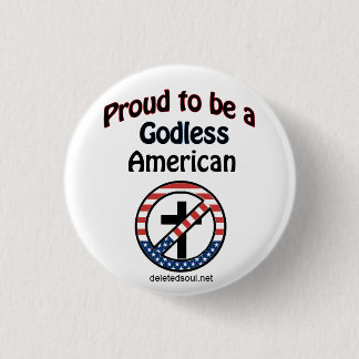 Bóton Redondo 2.54cm Botão americano Godless