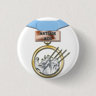 Bóton Redondo 2.54cm Botão antiaéreo da medalha do ás