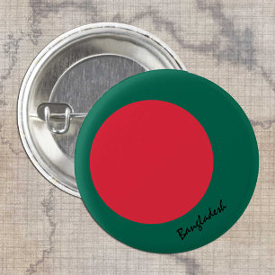 Bóton Redondo 2.54cm Botão Bangladesh, Bandeira do Bangladesh patriótic