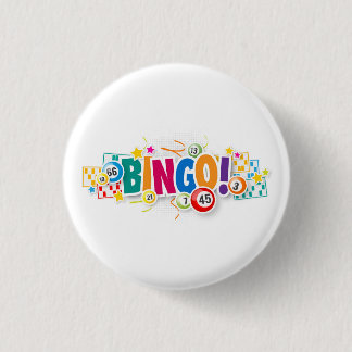 Bóton Redondo 2.54cm Botão Bingo Blast