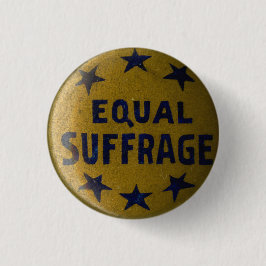 Bóton Redondo 2.54cm Botão comemorativo do Pin do Suffragette histórico