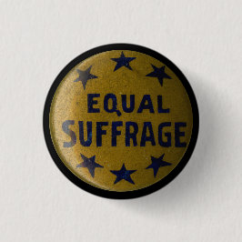 Bóton Redondo 2.54cm Botão comemorativo do Pin do Suffragette histórico