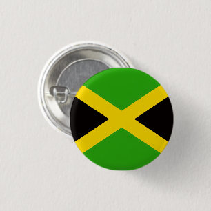 Bóton Redondo 2.54cm Botão da Bandeira da Jamaica Orgulho Jamaicano