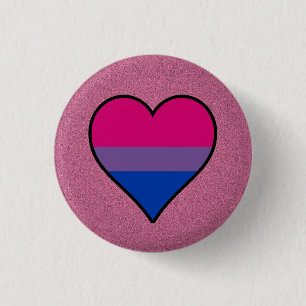 Bóton Redondo 2.54cm Botão da bandeira do Bisexuality
