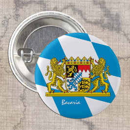 Bóton Redondo 2.54cm Botão da Baviera, moda patriótica de bandeira da B