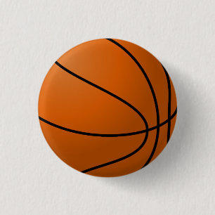 Bóton Redondo 2.54cm Botão da bola da cesta