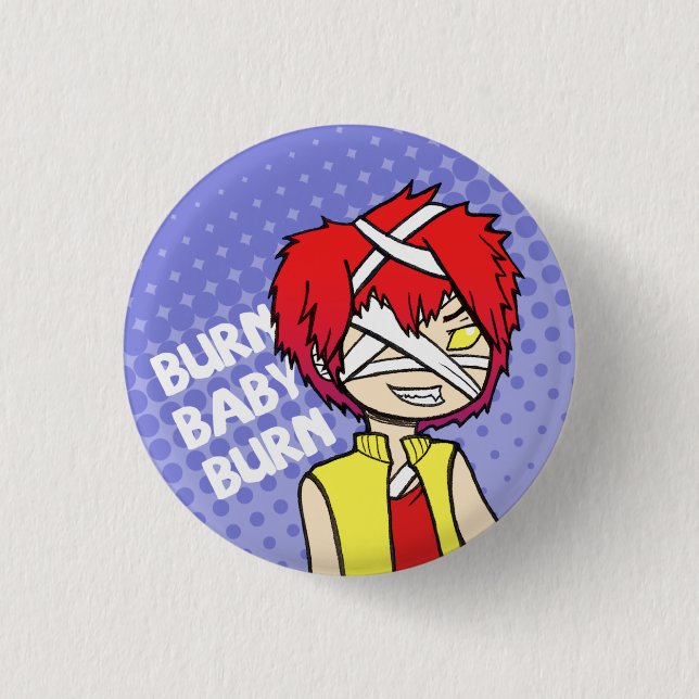 Bóton Redondo 2.54cm Botão da faísca (Frente)