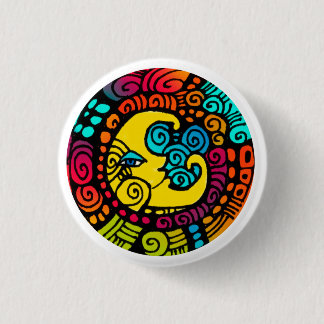 Bóton Redondo 2.54cm Botão da lua