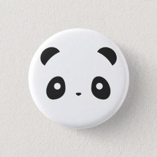 Bóton Redondo 2.54cm Botão da panda