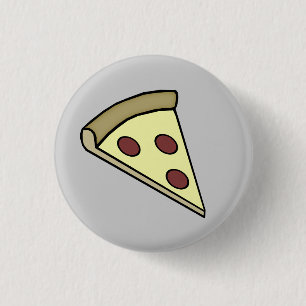Bóton Redondo 2.54cm Botão da pizza