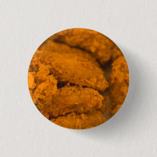 Bóton Redondo 2.54cm Botão das asas de frango frito