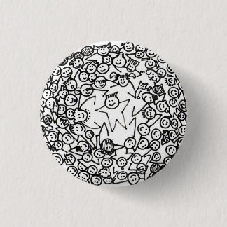 Bóton Redondo 2.54cm Botão de 101 amigos