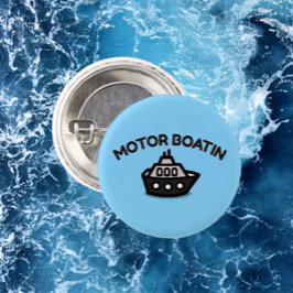 Bóton Redondo 2.54cm Botão de Barco a Motor Divertido e Sarcástico para