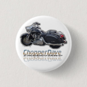 Bóton Redondo 2.54cm Botão de ChopperDave