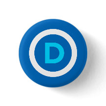 Botão de Democrata