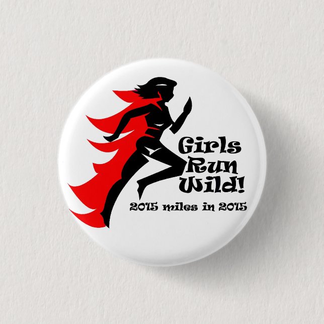 Bóton Redondo 2.54cm Botão de GRW (Frente)