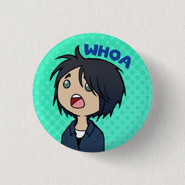 Bóton Redondo 2.54cm Botão de Jo (Frente)