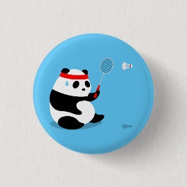 Bóton Redondo 2.54cm Botão de Panda Suado / Pino / Crachá