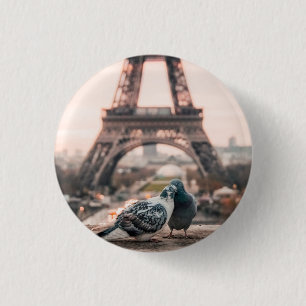 Bóton Redondo 2.54cm Botão de Paris, France