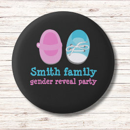 Bóton Redondo 2.54cm botão de revelação de gênero personalizado, revela