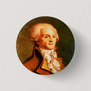 Bóton Redondo 2.54cm Botão de Robespierre