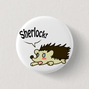 Bóton Redondo 2.54cm Botão de Sherlock