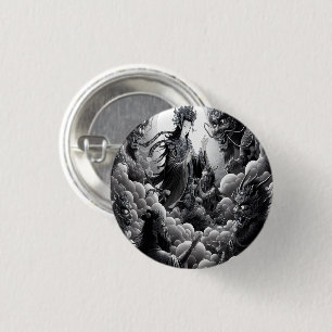 Bóton Redondo 2.54cm Botão de Tentação Oni