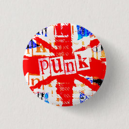 Bóton Redondo 2.54cm Botão de Tomada de União Punk