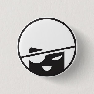 Bóton Redondo 2.54cm Botão de Tran do pirata pelo jaesond