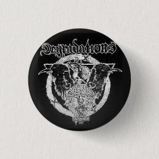 Bóton Redondo 2.54cm Botão Degradação-Pequeno dos espantalhos